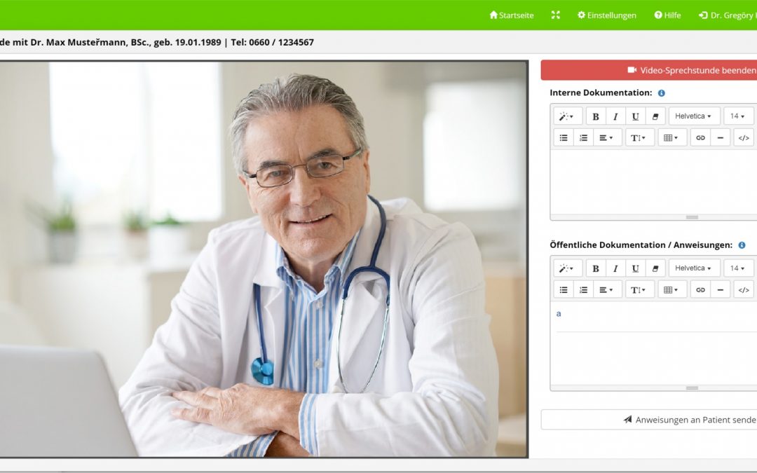 Start der docsy Video-Sprechstunde (Online-Ordination)